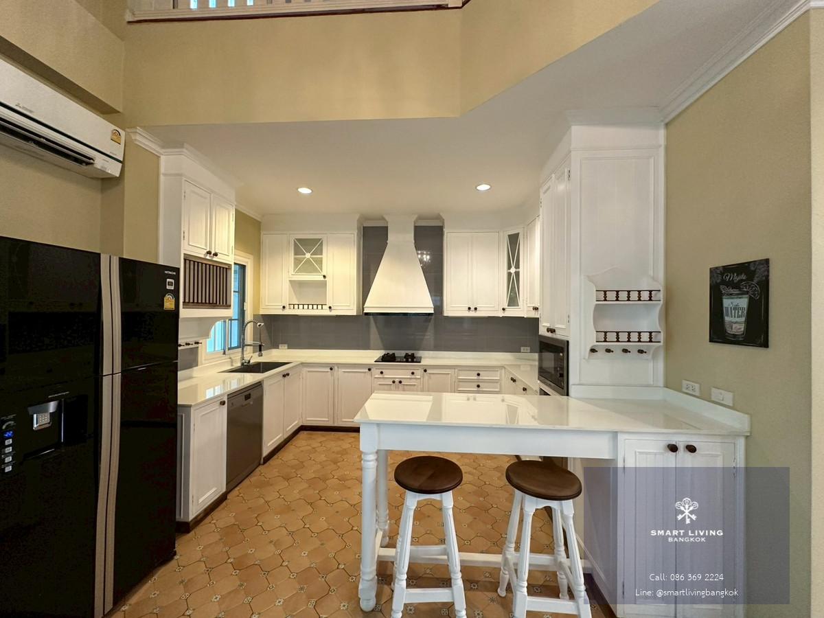 บ้านหรูพร้อมอยู่ปล่อยเช่าราคาดี เฟอร์นิเจอร์ครบ ติดถนนเดินทางสะดวก