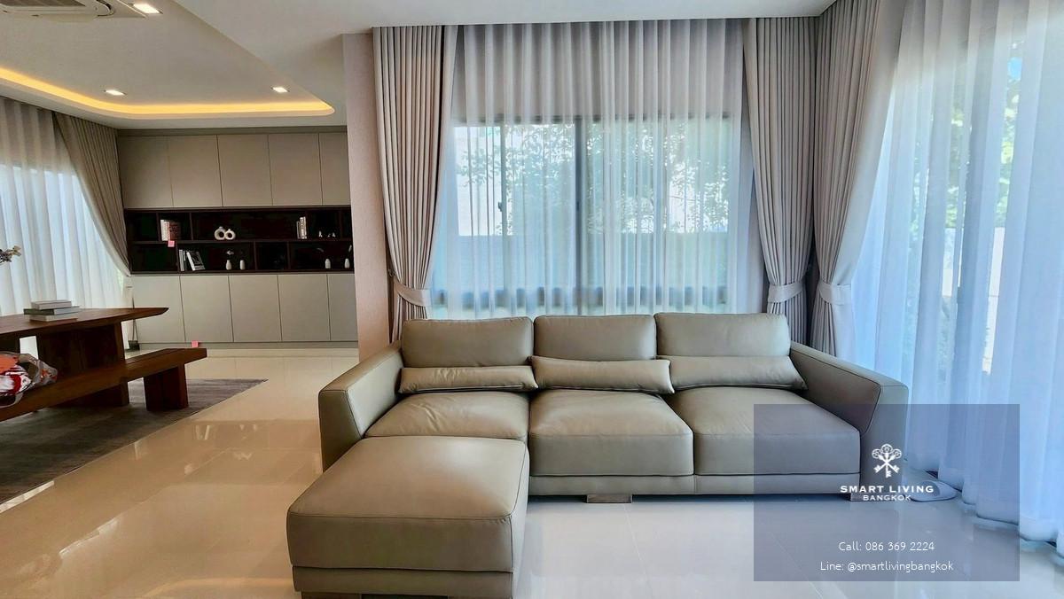 ให้เช่า บ้านเดี่ยว Bangkok Boulevard Signature ลาดพร้าว–เสรีไทย บ้านหรูตกแต่งครบ 4 ห้องนอน ใกล้รถไฟฟ้าสายสีเหลือง บางกะปิ