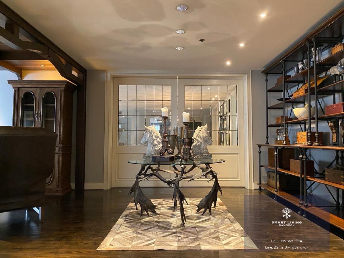 ให้เช่าคอนโด บ้านสาทร 2 ห้องนอน ใกล้สวนลุมพินี MRT ลุมพินี ห้องใหญ่พิเศษ 277 ตร.ม. พร้อมที่จอดรถ 2 คัน