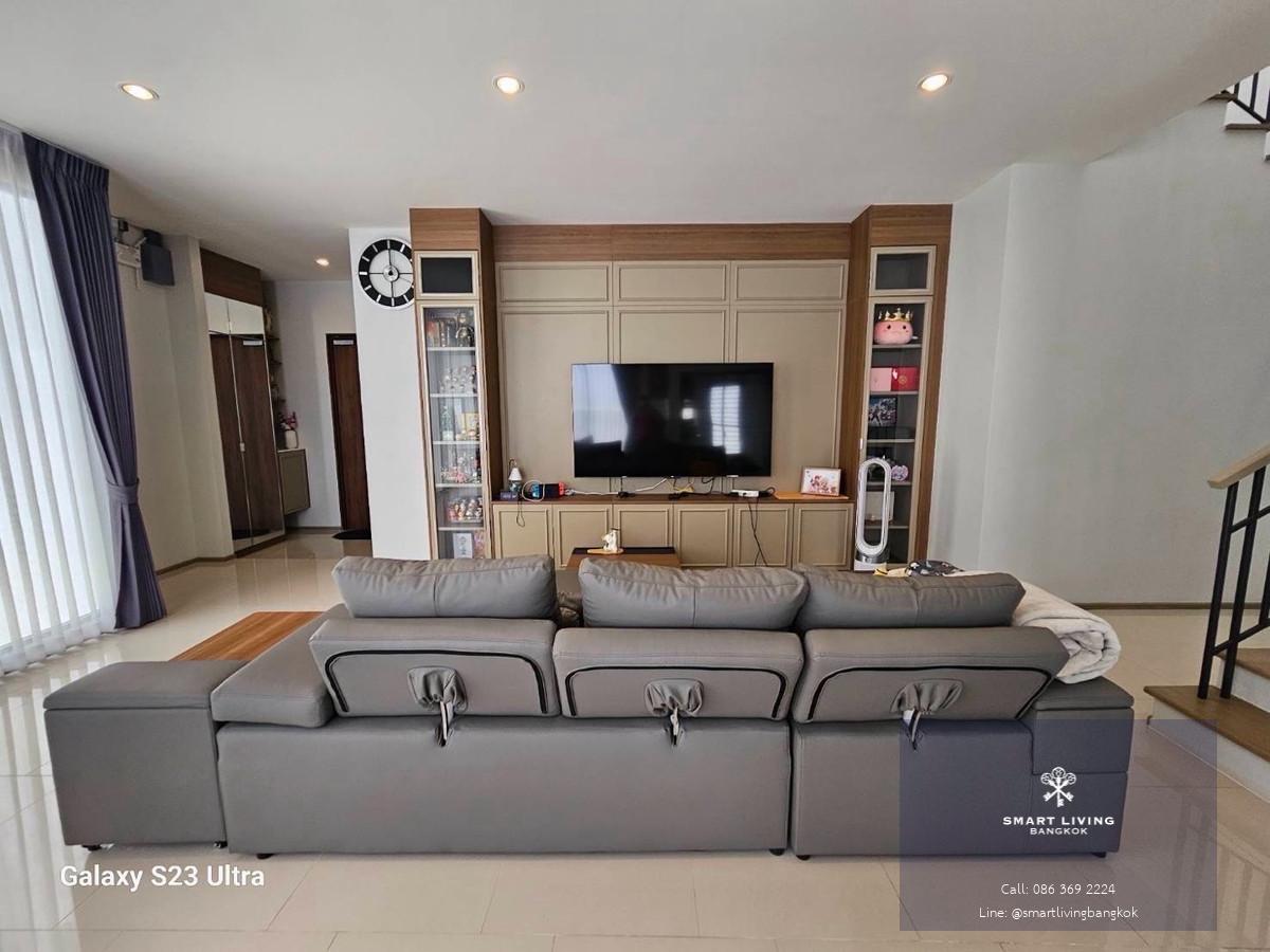 ขายบ้านเดี่ยวหรู 3 ชั้น พร้อมผู้เช่า ผลตอบแทนทันที ทำเลศรีนครินทร์ กรุงเทพกรีฑาตัดใหม่ ใกล้ Brighton College โซนนานาชาติยอดนิยม