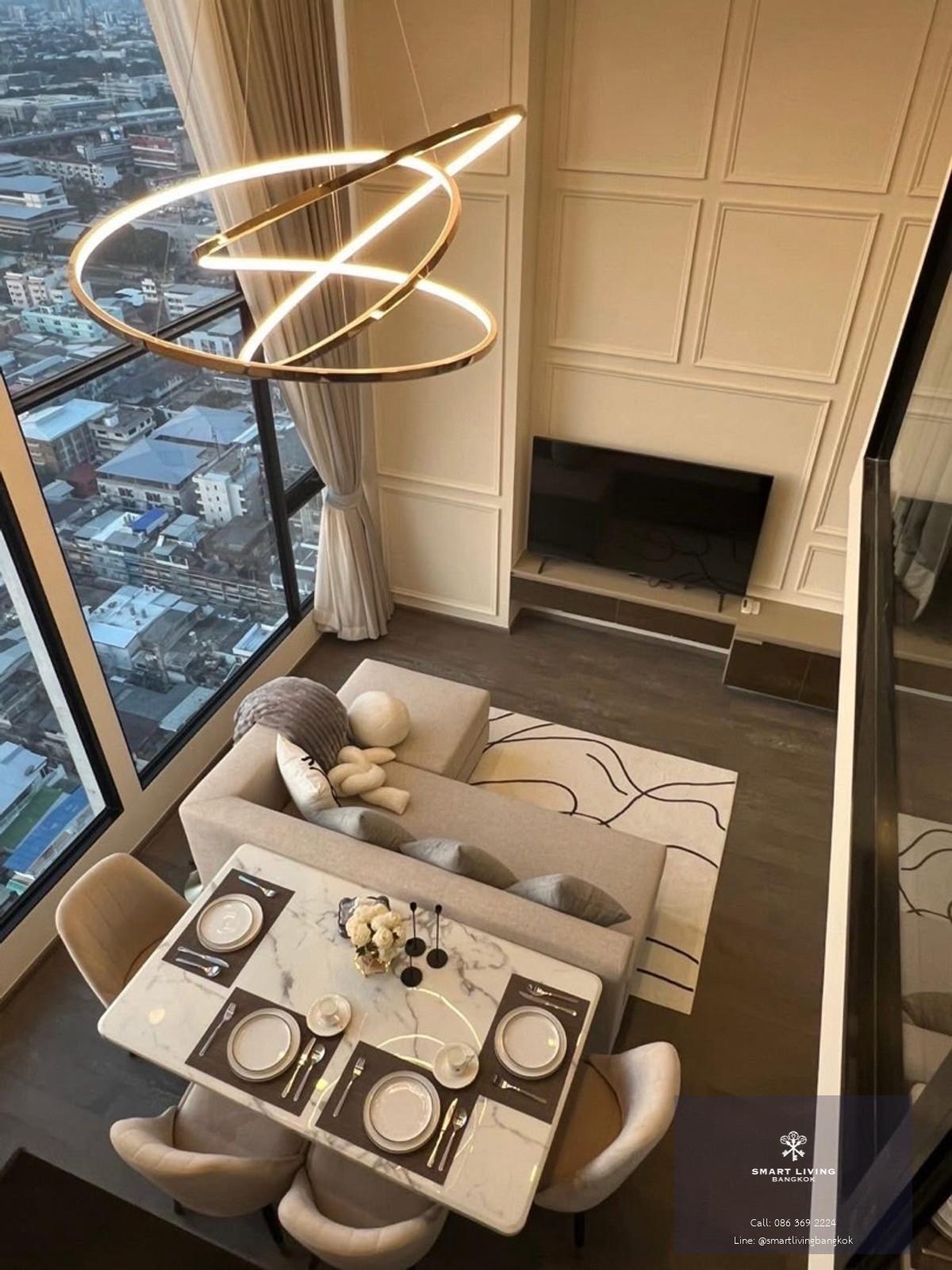 คอนโดดูเพล็กซ์ห้องมุม ชั้นสูง วิวโล่ง ใกล้รถไฟฟ้าบีทีเอส โครงการพาร์ค ออริจิ้น ราชเทวี