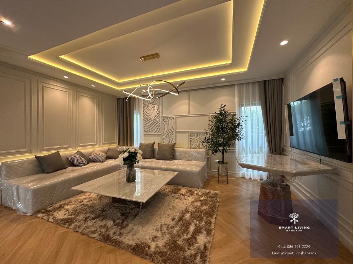 📢👇บ้านหรู ใหม่ ไม่เคยพักอาศัย เดินทางสะดวก ใกล้จุดขึ้นลงทางด่วน ใกล้The Mall งามวงศ์วาน และ ISB