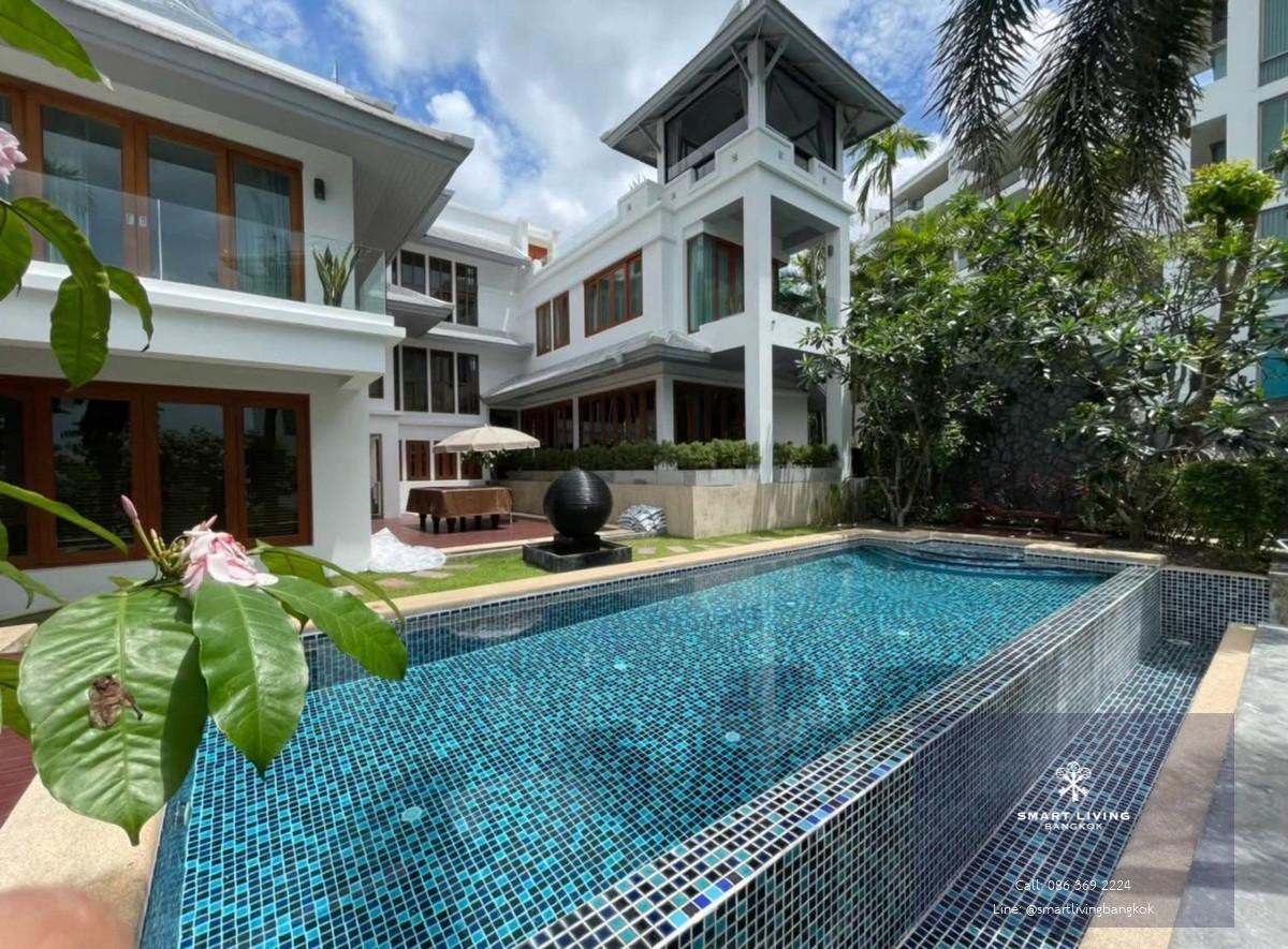 บ้านพูลวิลล่า พัทยา ติดทะเล มีทางลงหาดส่วนตัว วิวทะเล