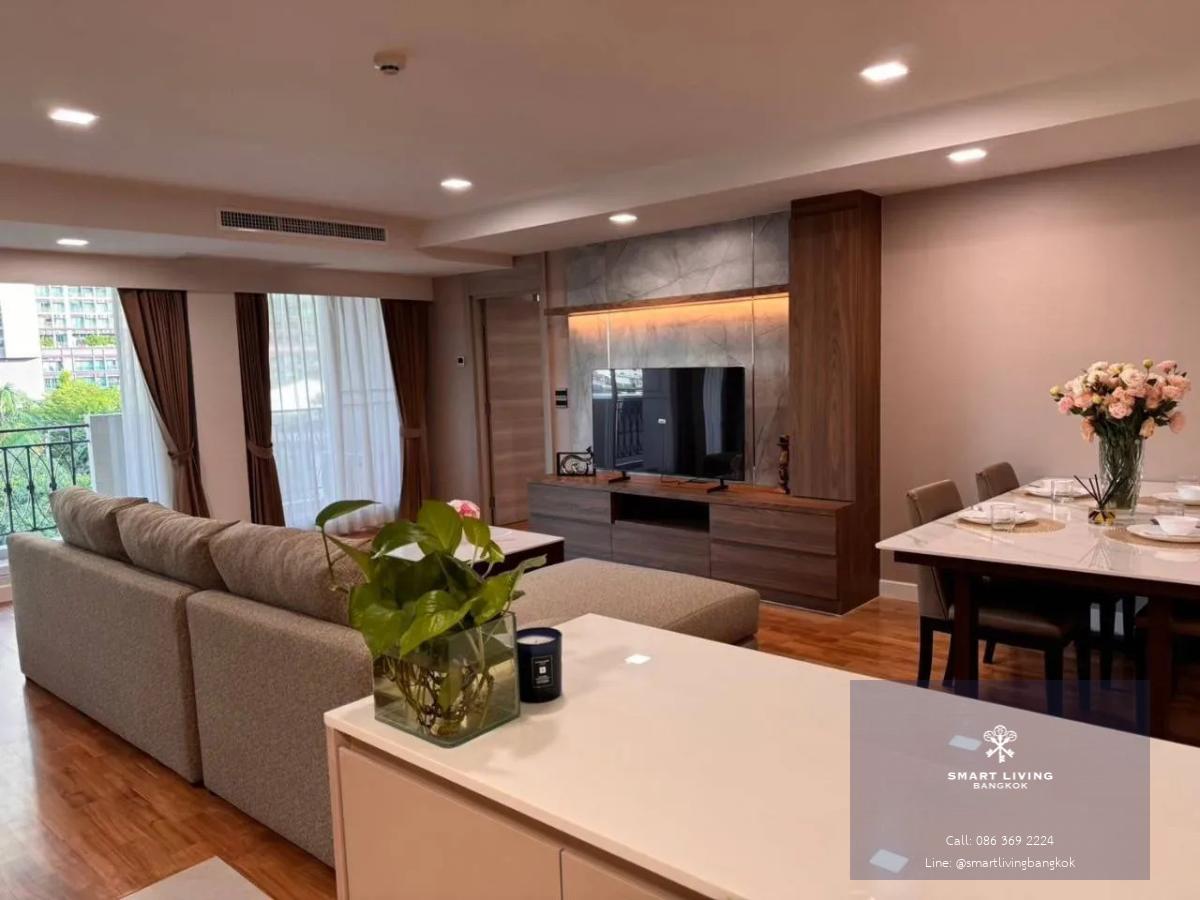 ให้เช่าอพาร์ตเมนต์ สุขุมวิท 34 (3นอน 180ตร.ม.) สเปซกว้างเหมือนอยู่บ้าน Pet Friendly เลี้ยงสัตว์ได้ ร่มรื่นไพรเวทสุดๆ ใกล้ BTS ทองหล่อ