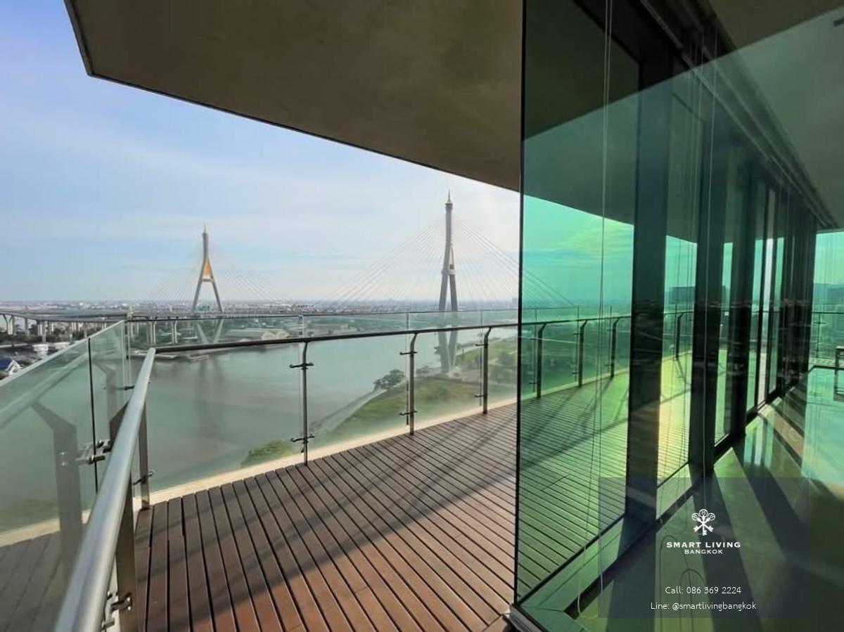 ให้เช่าคอนโด The Pano พระราม 3 ห้องใหญ่ วิวแม่น้ำเจ้าพระยา ระเบียงกว้าง พร้อมอยู่