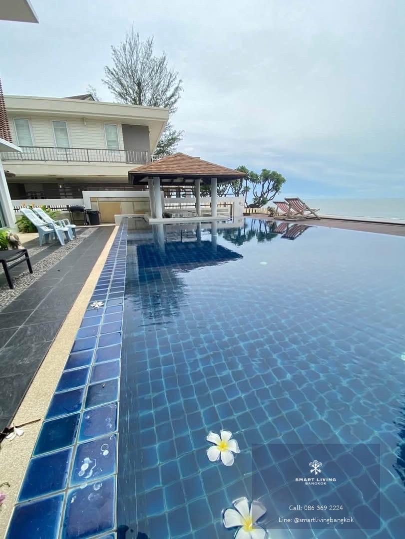 ขายพูลวิลล่าชะอำติดทะเล ใกล้หัวหิน พร้อมพื้นที่ใช้สอย 370 ตร.ม.