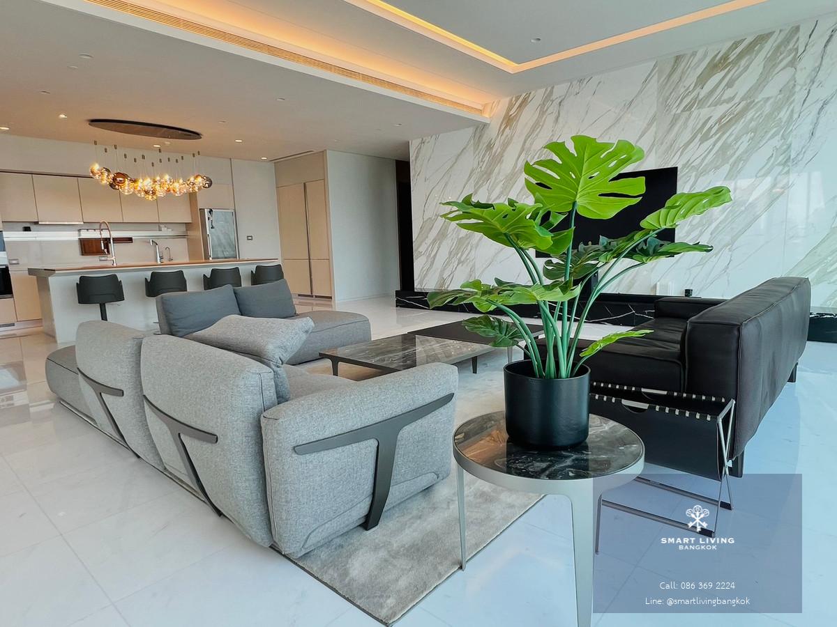 ✨ขาย/ให้เช่าคอนโดสุดหรูที่ The Residences at Sindhorn Kempinski 4 ห้องนอน พื้นที่กว้าง ตกแต่งสวย เฟอร์นิเจอร์ครบ ระเบียงใหญ่ วิวสวยมาก ใกล้ BTS ราชดำริ