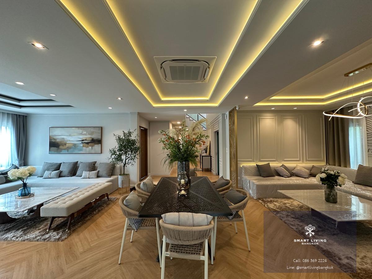 📢👇บ้านหรู ใหม่ ไม่เคยพักอาศัย เดินทางสะดวก ใกล้จุดขึ้นลงทางด่วน ใกล้The Mall งามวงศ์วาน และ ISB