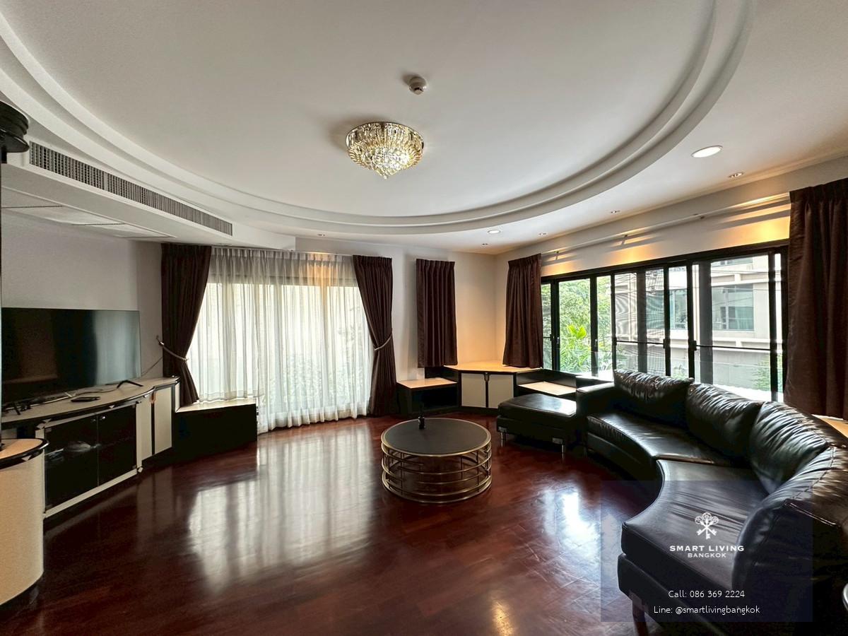 For rent family Condo in Ploenchit area!🔥 3+1 bedroom with spacious 240 sq.m fully furnished near BTS Chidlom and Velaa