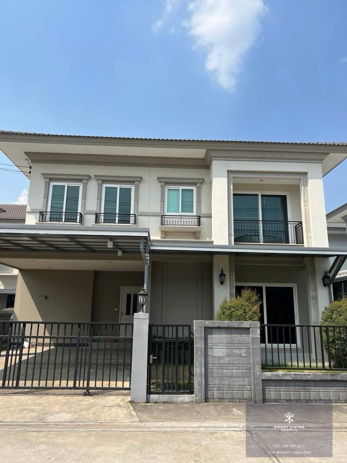 บ้านเดี่ยว 4 ห้องนอน ใกล้ฟิวเจอร์พาร์ค รังสิต แกรนดิโอ วิภาวดี รังสิต 55 ตารางวา