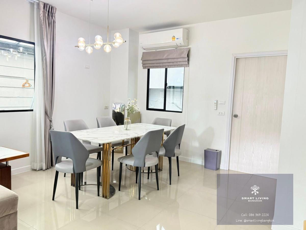 ให้เช่าทาวน์โฮมหลังมุม The Connect UP 3 ลาดพร้าว  แต่งสวย 3 ห้องนอน เฟอร์ครบ หิ้วกระเป๋าเข้าอยู่ได้เลย (ฟรี WiFi!)