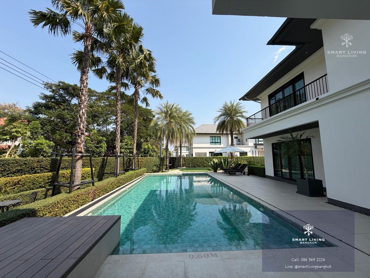 บ้านหรูพร้อมลิฟต์ส่วนตัวและสระว่ายน้ำ ที่นิชดา โอนิกซ์ 
 บ้านเดี่ยวกว้างขวาง ออกแบบในสไตล์ Art Deco หรูหรา สร้างด้วยวัสดุนำเข้าระดับพรีเมียม