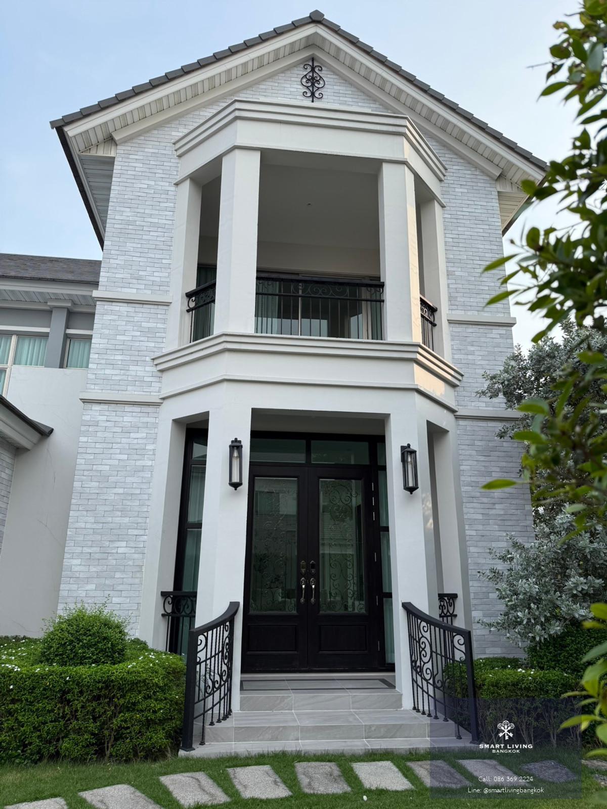ขาย/ให้เช่า บ้านเดี่ยวหรู 2ชั้น ระดับ Ultra Luxury ขนาด 550 ตรม. เฟอร์นิเจอร์สวย ตกแต่งครบ ใกล้โรงเรียนนานาชาติชั้นนำ เดินทางสะดวก