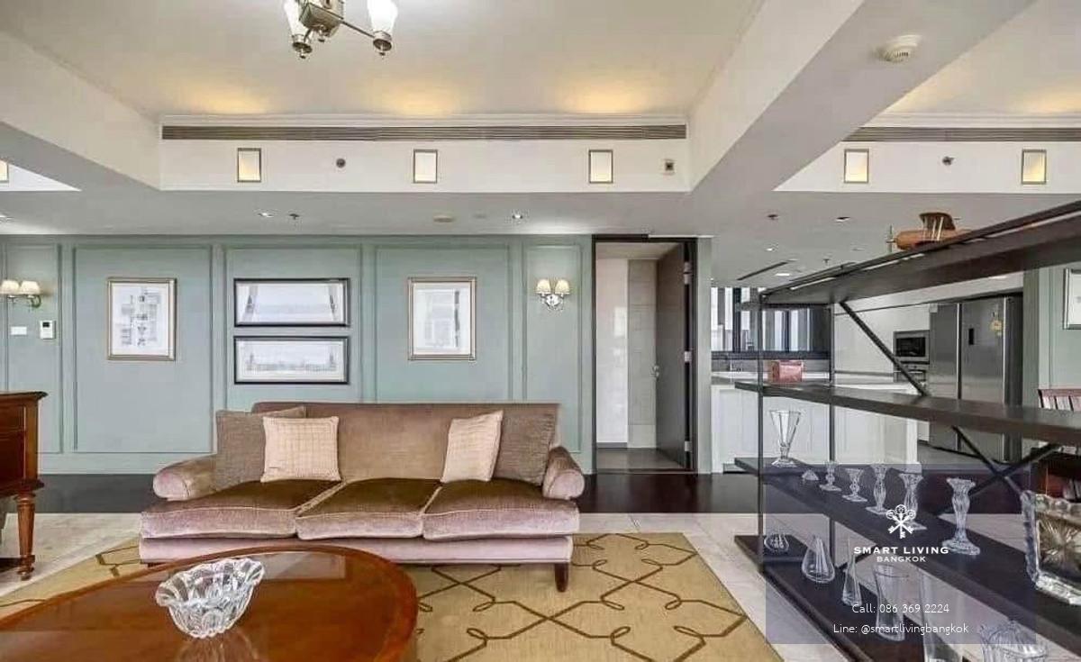 ให้เช่าคอนโด The Met สาทร ดูเพล็กซ์หรู 4 ห้องนอน ใกล้ BTS ช่องนนทรี วิวแม่น้ำเจ้าพระยาแบบเปิดโล่ง