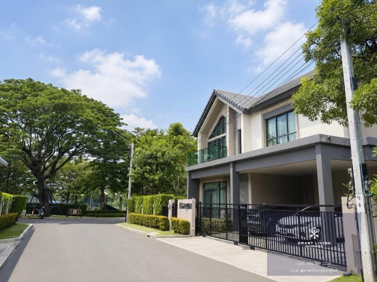 ขายบ้านเดี่ยว Bangkok Boulevard สาทร-ปิ่นเกล้า 2 ใกล้ Central Westville บ้านอายุ 3 ปี พร้อมอยู่ พร้อม EV Charger