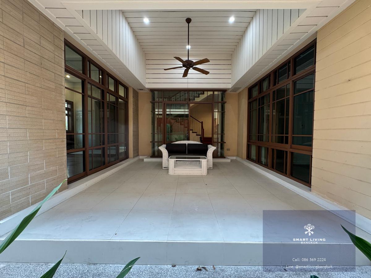 ให้เช่าบ้านเดี่ยวโครงการBAAN SANSIRI SUKHUMVIT 67 ใกล้BTSพระโขนง4ห้องนอน5ห้องน้ำ