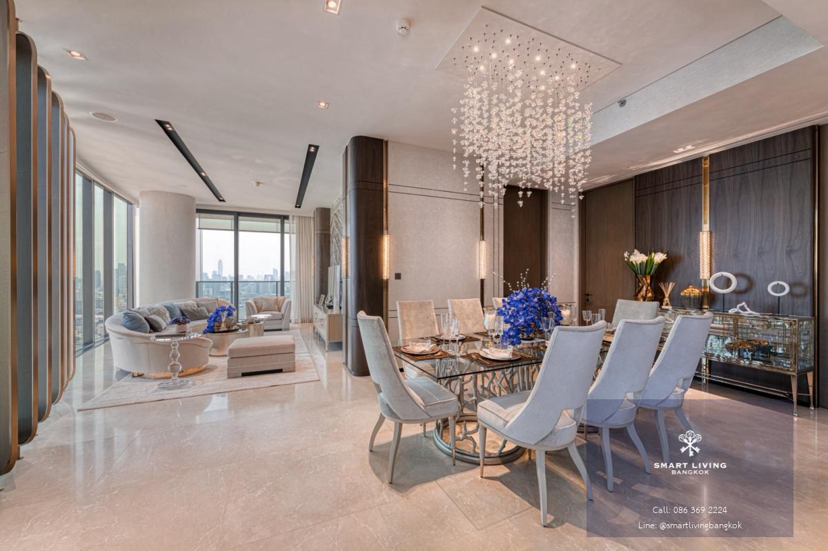 ให้เช่าคอนโดหรูริมแม่น้ำเจ้าพระยา Banyan Tree Residences Riverside Bangkok 2 ห้องนอน 178 ตร.ม. วิวแม่น้ำพาโนรามา ใกล้ ICONSIAM