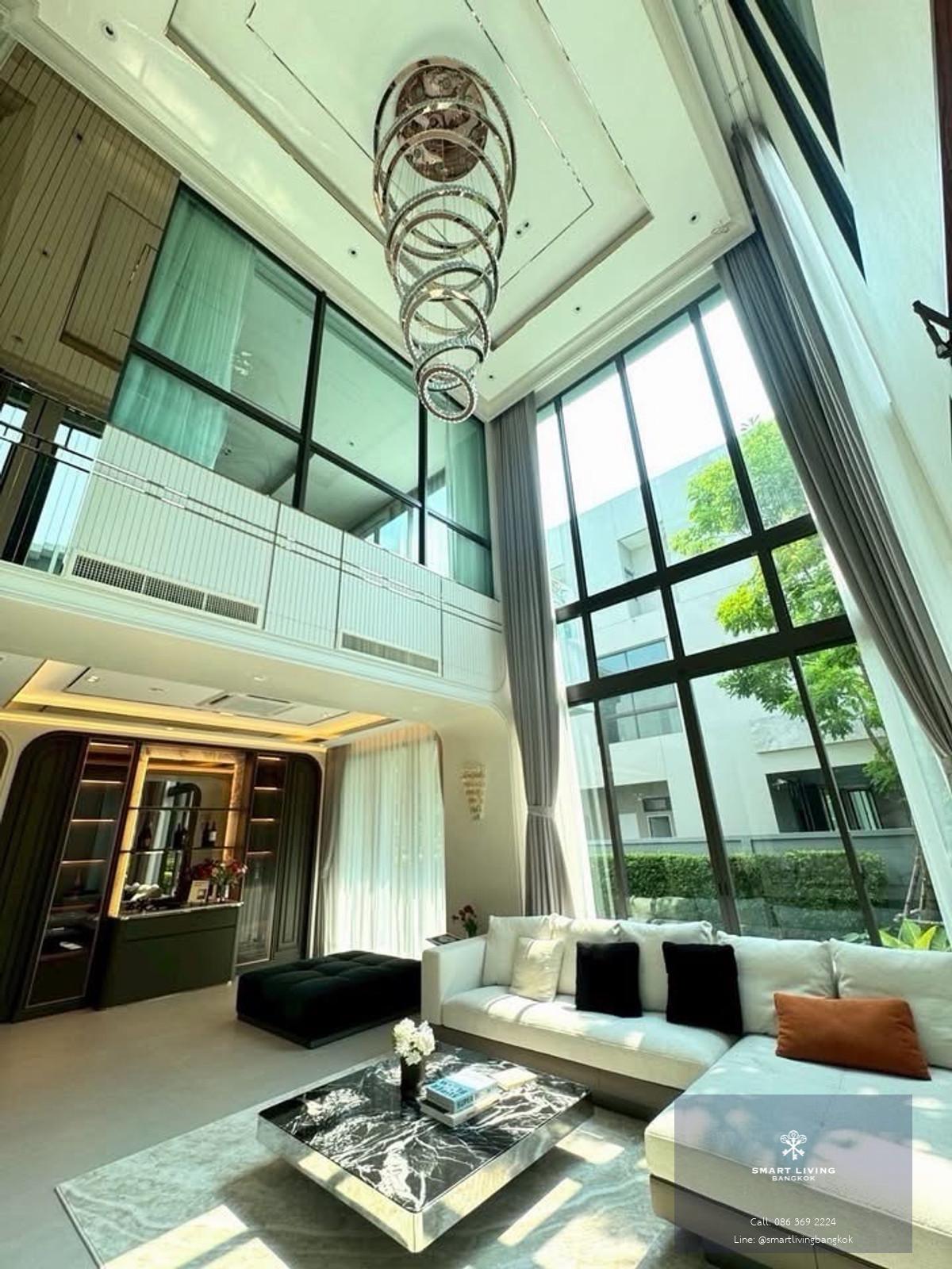 ขายบ้านหรู ขนาดใหญ่ พร้อมลิฟต์ กรุงเทพกรีฑา พระราม 9 ทำเลศักยภาพ ใกล้นานาชาติ Wellington