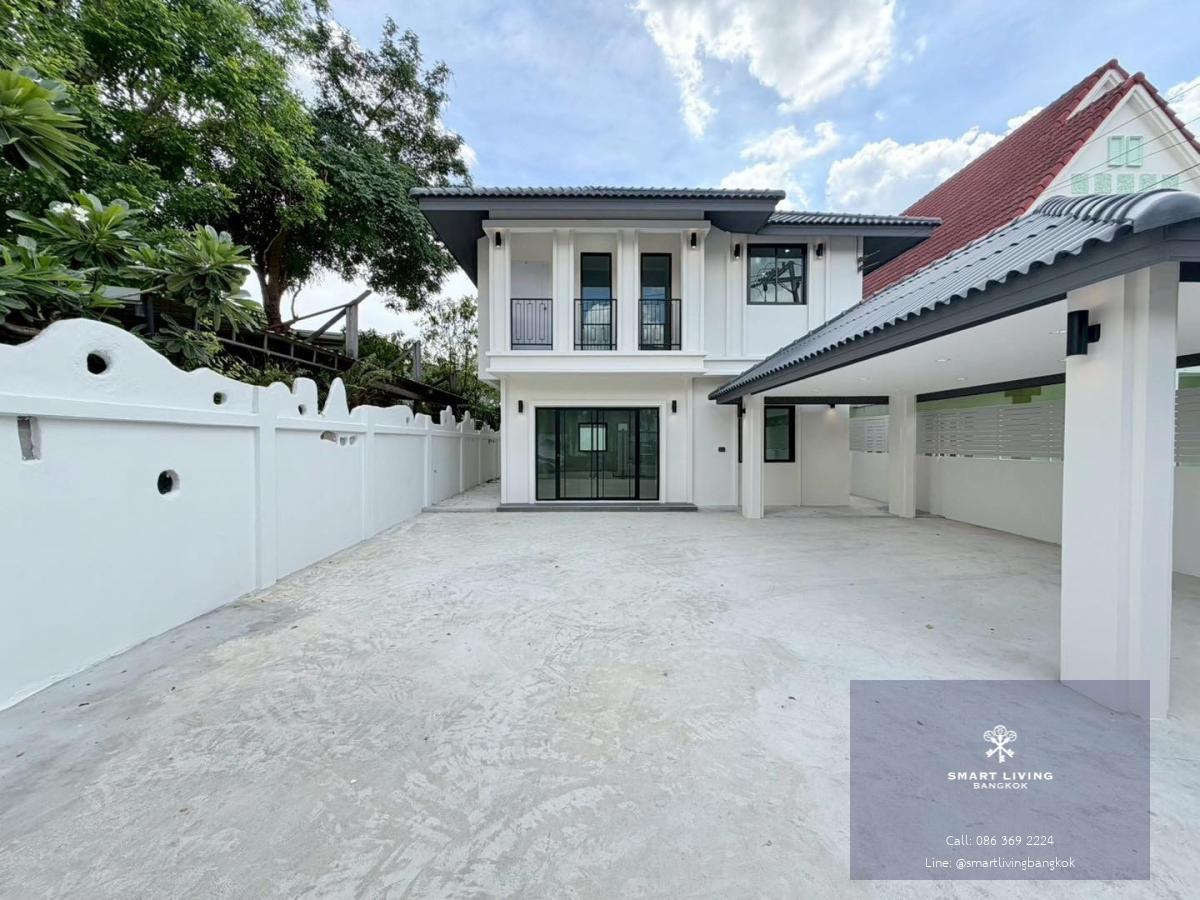 ขายบ้านเดี่ยวรีโนเวทใหม่ House Nawamin 111  58 ตร.ว. จอดรถได้ 4 คัน ทำเลดีทะลุได้ 4 เส้นทาง