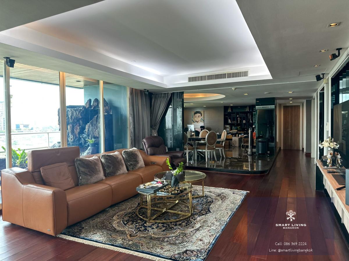 ขายคอนโดหรูริมแม่น้ำ Watermark Chaophraya River ไซส์ใหญ่พิเศษ 242 ตร.ม. 2 ห้องนอน