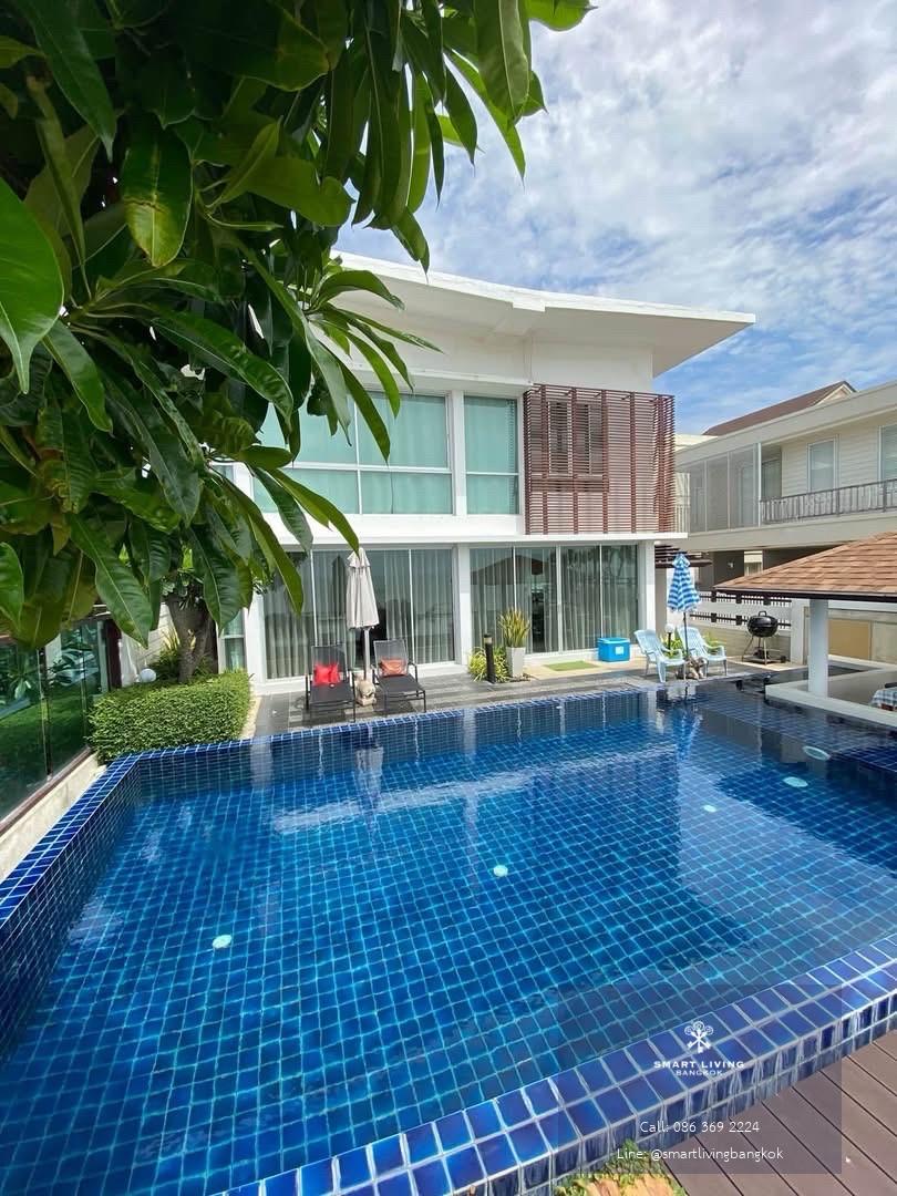 ขายพูลวิลล่าชะอำติดทะเล ใกล้หัวหิน พร้อมพื้นที่ใช้สอย 370 ตร.ม.