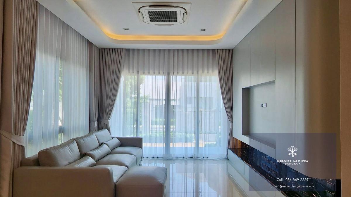 ให้เช่า บ้านเดี่ยว Bangkok Boulevard Signature ลาดพร้าว–เสรีไทย บ้านหรูตกแต่งครบ 4 ห้องนอน ใกล้รถไฟฟ้าสายสีเหลือง บางกะปิ