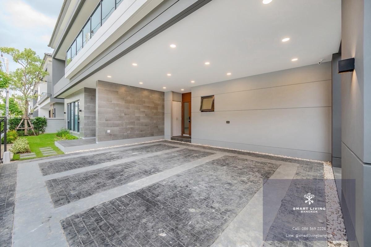 บ้านเดี่ยวหรู พร้อมเฟอร์นิเจอร์ครบ ใกล้เมกะบางนา โรงเรียนนานาชาติ และโรงพยาบาลหลายแห่ง