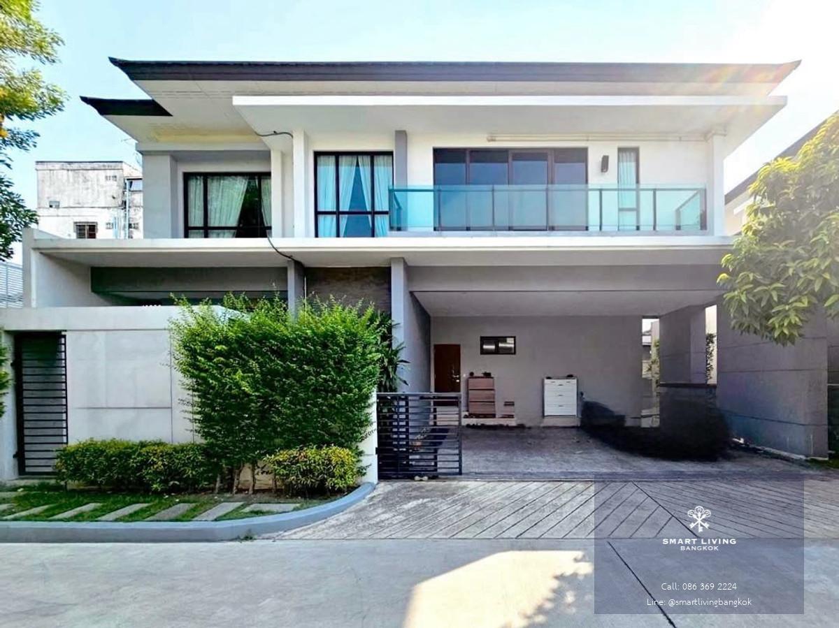 บ้านเดี่ยวให้เช่า The City เอกมัย-ลาดพร้าว 4 ห้องนอน 309 ตร.ม พร้อม Solar Cell ใกล้โรงเรียนนานาชาติ เหมาะครอบครัวต่างชาติ