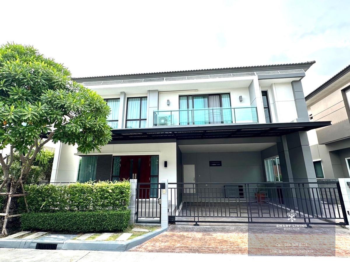 ให้เช่า/ขาย บ้าน The City Bangna Km.7  62 ตร.ว.  266 ตร.ม. ตกแต่ง พร้อมเข้าอยู่   พื้นที่รอบบ้านปูทางเดินรอบ ใช้งานได้อย่างเต็มที่