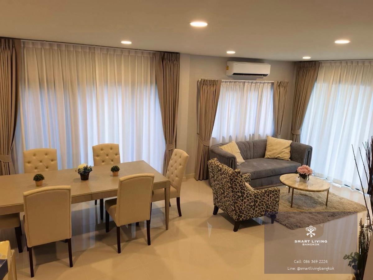 ให้เช่าบ้านเดี่ยว Centro Bangna ใกล้ Mega Bangna บ้านตกแต่งครบ 4 ห้องนอน พร้อมเข้าอยู่ปลายมีนาคม