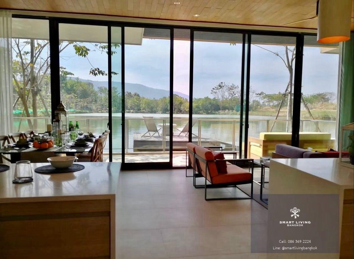 ขายคอนโดหรูวิวทะเลสาบ Swan Lake Residences Khao Yai ยูนิต Pet Friendly วิวภูเขาแบบพาโนรามา ใกล้ InterContinental Khao Yai