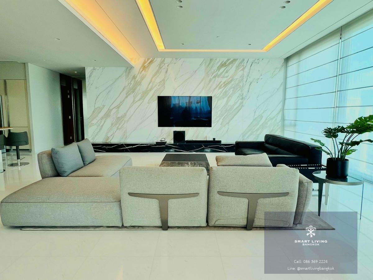 ✨ขาย/ให้เช่าคอนโดสุดหรูที่ The Residences at Sindhorn Kempinski 4 ห้องนอน พื้นที่กว้าง ตกแต่งสวย เฟอร์นิเจอร์ครบ ระเบียงใหญ่ วิวสวยมาก ใกล้ BTS ราชดำริ