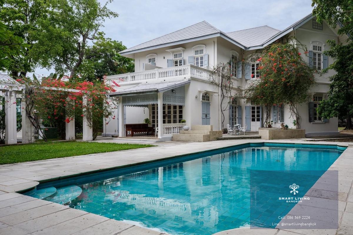 ขายบ้านเดี่ยวสไตล์คลาสสิก พร้อมที่ดินผืนใหญ่ 1 ไร่ 2 งาน 67 ตารางวา ย่านดุสิต ใกล้รัฐสภาและตลาดราชวัตร