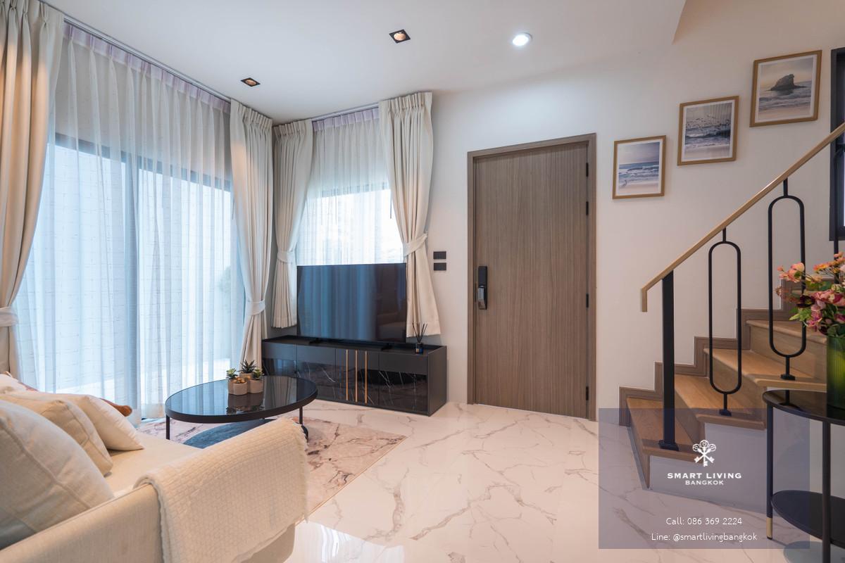 ให้เช่าทาวน์เฮาส์ 89 Residence Ratchada-Rama 9 4ชั้น 4ห้องนอน ตกแต่งสวย เฟอร์นิเจอร์ครบ ใกล้ SISB International School