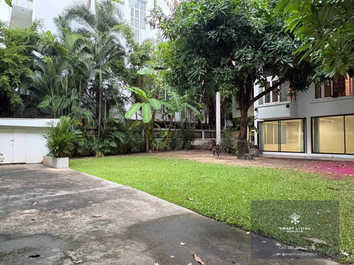 บ้านเดี่ยว Ruamrudee ใกล้ BTS เพลินจิต บ้านพร้อมสวน ใจกลางเมือง เหมาะอยู่อาศัยและทำธุรกิจ ทำเล Embassy และ CBD