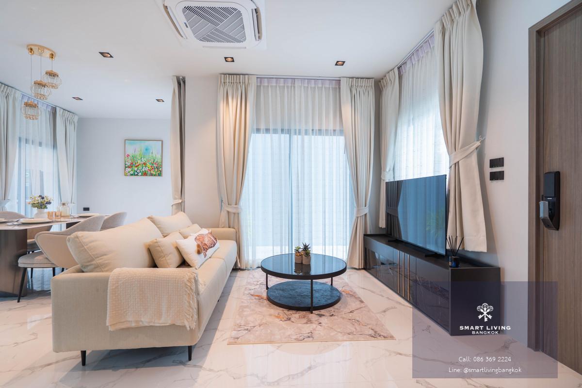 ให้เช่าทาวน์เฮาส์ 89 Residence Ratchada-Rama 9 4ชั้น 4ห้องนอน ตกแต่งสวย เฟอร์นิเจอร์ครบ ใกล้ SISB International School