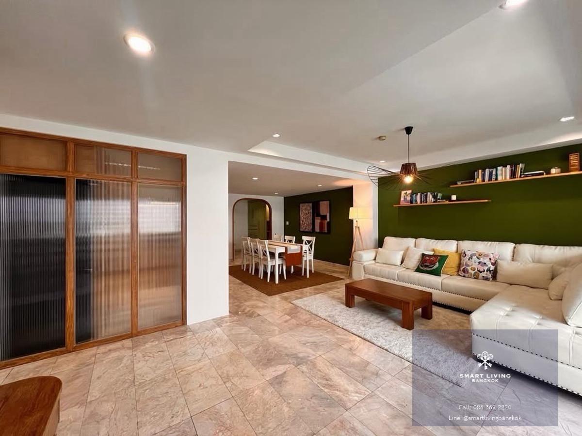 คอนโด 3 ห้องนอน รีโนเวทใหม่ สุขุมวิท 15 ตรงข้าม NIST ใกล้ BTS อโศก พื้นที่ใหญ่ 150 ตร.ม เหมาะสำหรับครอบครัว