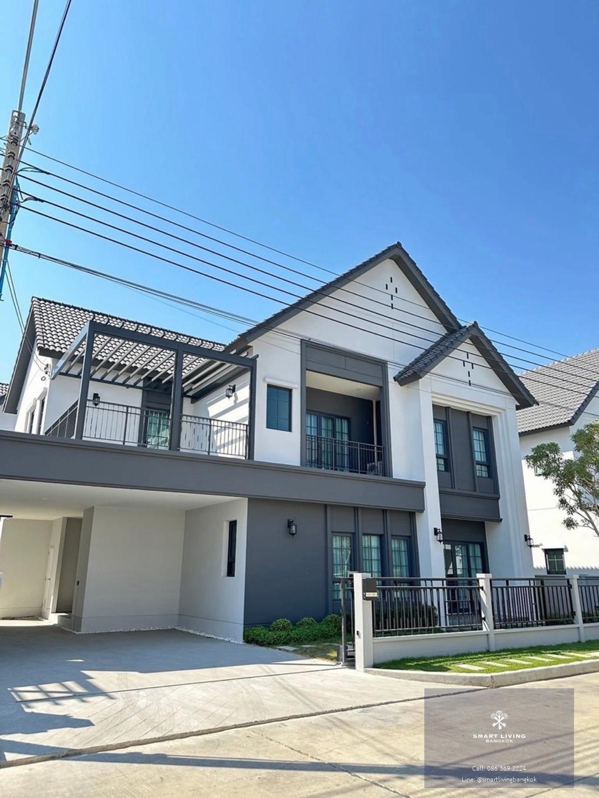 บ้านเดี่ยวให้เช่า Centro Bangna เฟส 2 หลังใหญ่ 4 ห้องนอน ใกล้ Mega Bangna และโรงเรียนนานาชาติ เลี้ยงสัตว์ได้