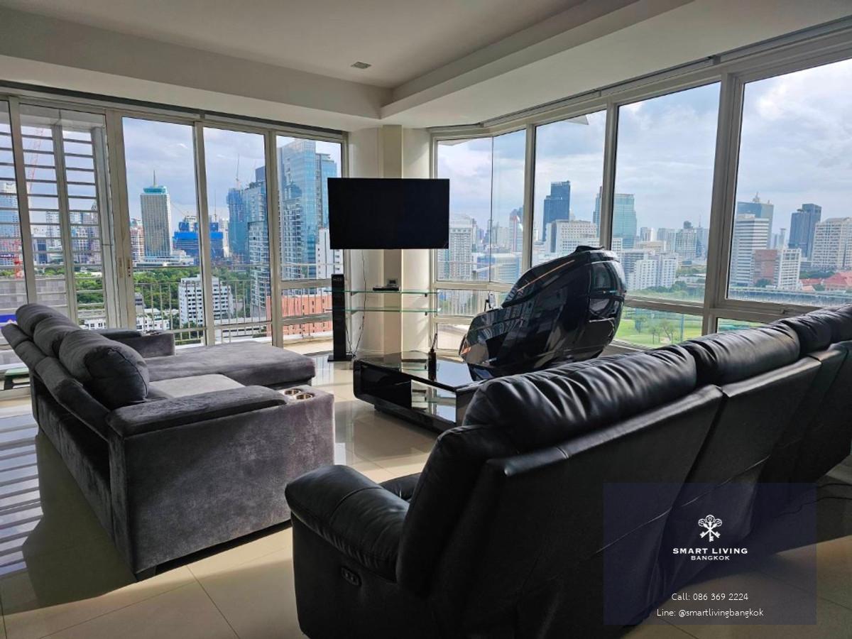 🏢✨ขายคอนโดย่านราชดำริ ที่ บ้านราชประสงค์ 3ห้องนอน ห้องมุม เฟอร์นิเจอร์ครบ วิวสนามกอล์ฟ เดิน5นาทีถึงBTS ราชดำริ