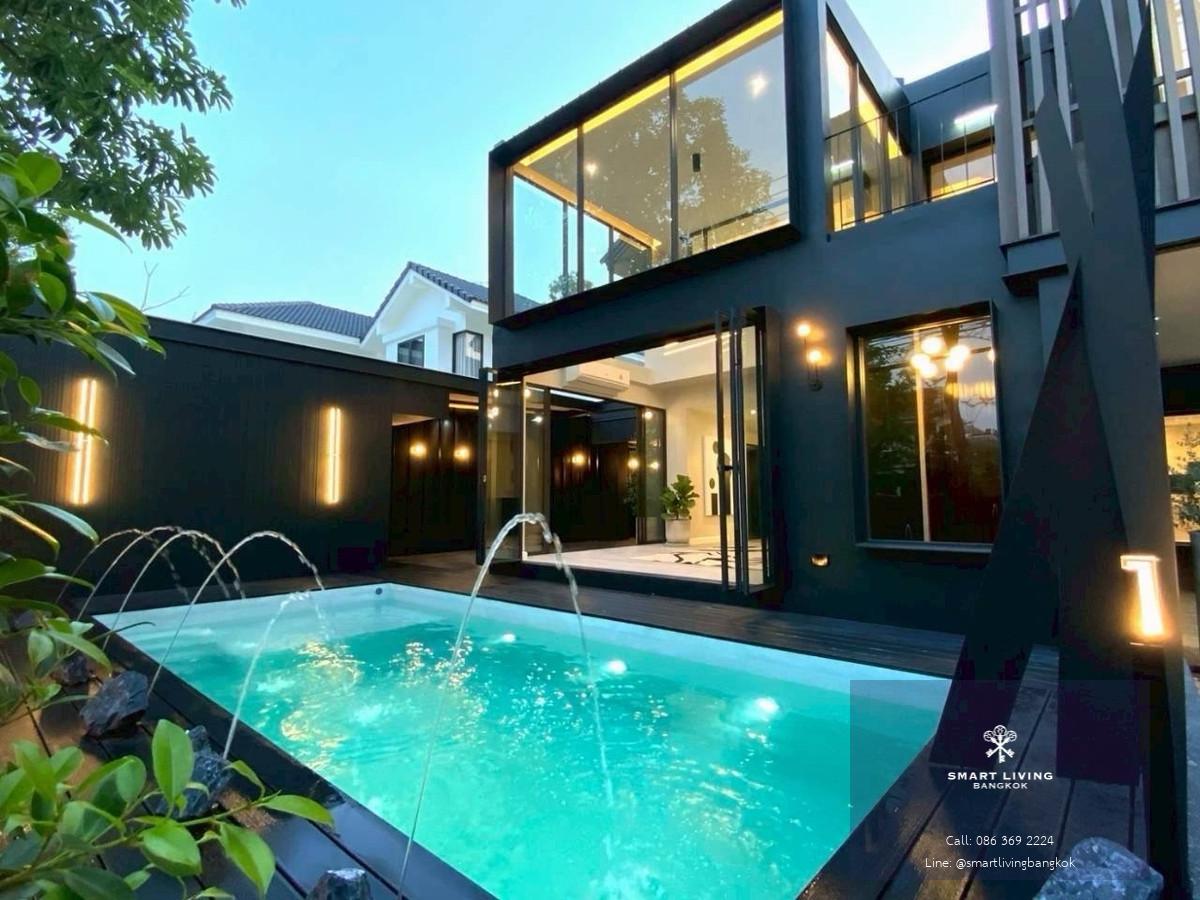 บ้านเดี่ยวพร้อมสระว่ายน้ำ ใจกลางลาดพร้าว130 รามคำแหง81 ทำเลเมือง เข้าออกหลายทาง ใกล้ The Mall บางกะปิ เหมาะอยู่อาศัยหรือโฮมออฟฟิศ