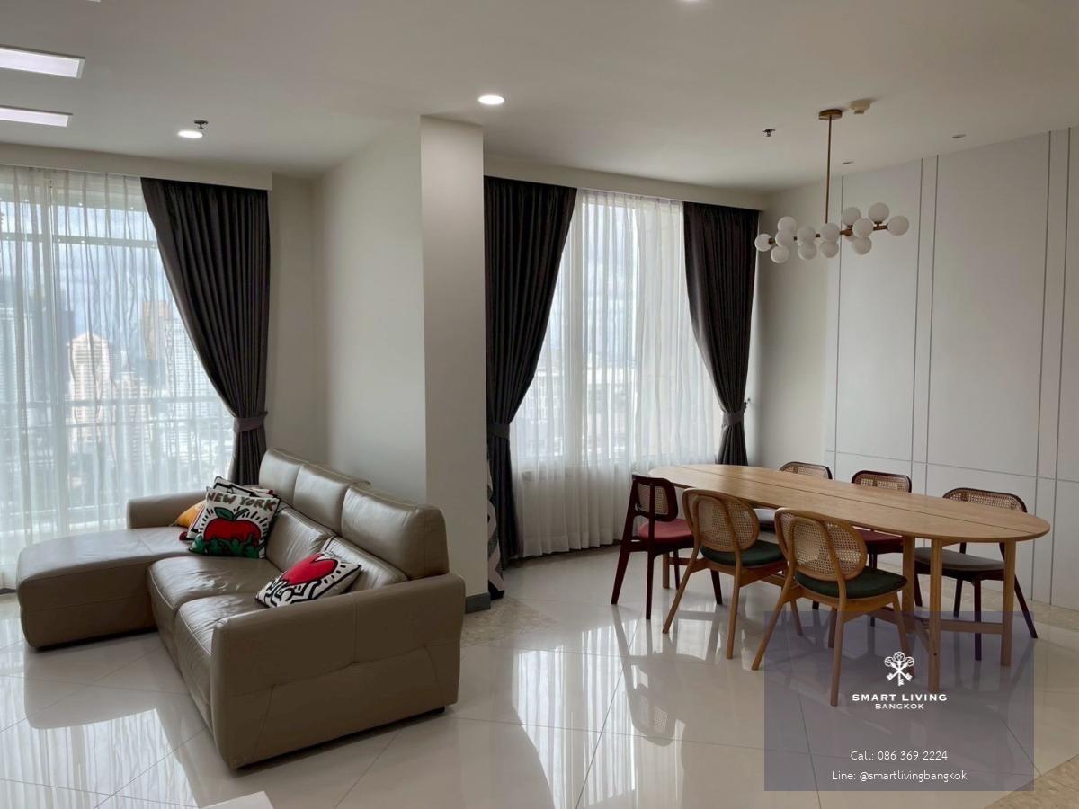 คอนโดหรูสาทร ห้องใหญ่ 3 ห้องนอน ใกล้ BTS ช่องนนทรี เหมาะลงทุน ปล่อยเช่าง่ายในย่านธุรกิจ