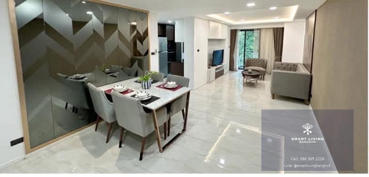 ให้เช่า คอนโด 2ห้องนอน ได้รับการออกแบบอย่างพิถีพิถันพร้อมห้องใหม่ทั้งหมด ตกแต่งพร้อมเฟอร์นิเจอร์ครบครัน ห่างจาก BTS ทองหล่อเพียง 200 เมตร
