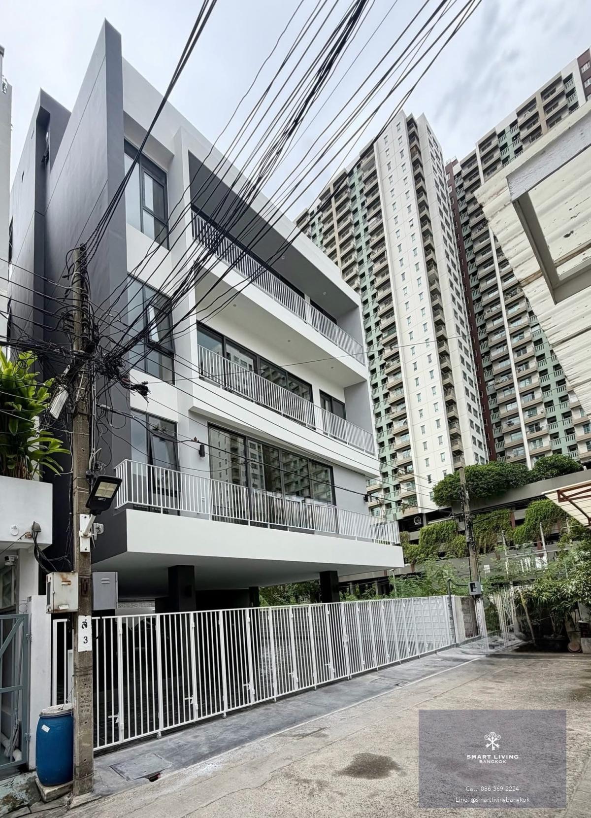 ขายหรือให้เช่าอาคารใหม่ 5 ชั้น พระราม 9 หลัง Central Rama 9 ใกล้ MRT พระราม 9 พื้นที่ใช้สอยขนาดใหญ่ ใจกลางโซนธุรกิจพระราม 9