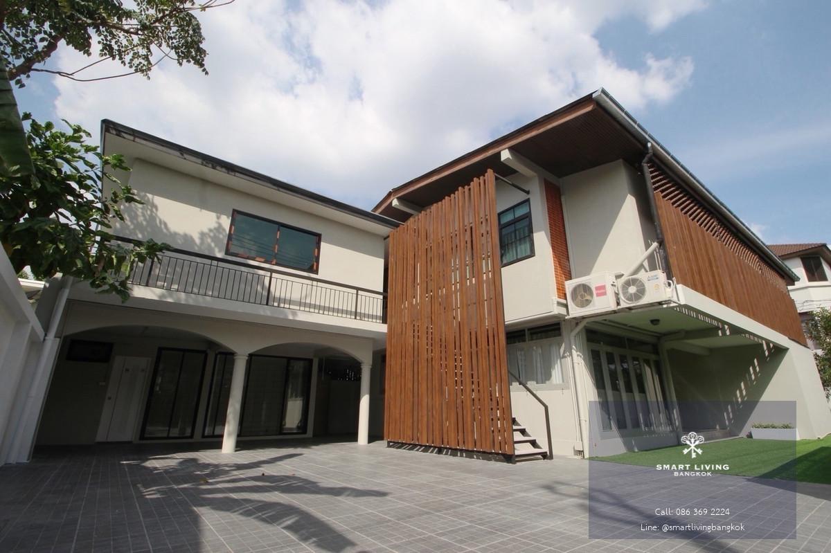 บ้านเช่าลาดพร้าว 35 ใกล้ MRT ลาดพร้าว บ้านเดี่ยวรีโนเวทใหม่ 100 ตร.วา 6 ห้องนอน จอดรถ 8 คัน  เลี้ยงสัตว์ได้