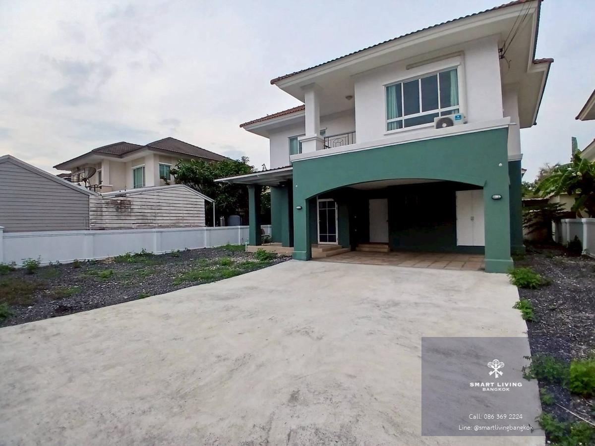 บ้านเช่า หมู่บ้านภัสสร 13 สุวินทวงศ์ 86 พื้นที่ดิน 100 ตร.วา บ้านเดี่ยว 3 ห้องนอน จอดรถ 5 คัน