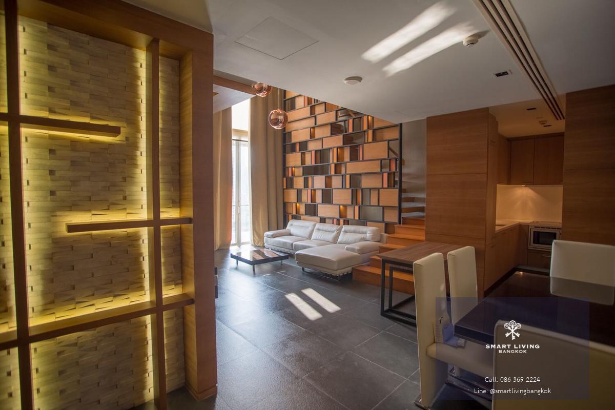 ✨🏢ให้เช่าคอนโดหรูแบบ Duplexย่านสาทรที่  Sukhothai Residence 2ห้องนอน ตกแต่งครบ พร้อมเฟอร์นิเจอร์ครบครัน ใกล้ MRT ลุมพินี