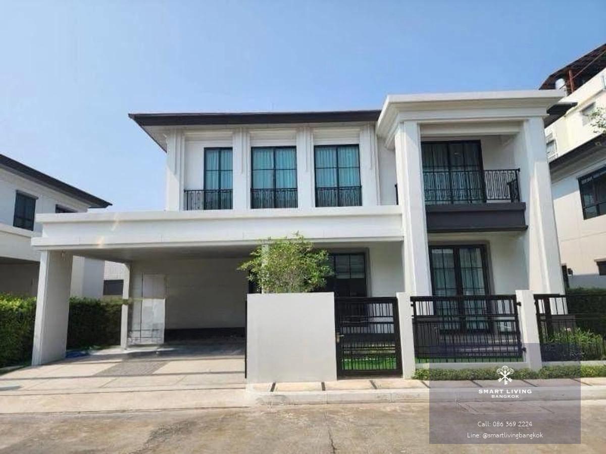 ขายและเช่าบ้านหรู เศรษฐสิริ บางนา สุวรรณภูมิ ใกล้สนามบินสุวรรณภูมิ 5 นาที 4 ห้องนอน 247 ตร.ม ใกล้ รร.นานาชาติ VERSO