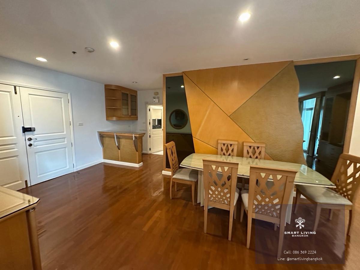 ให้เช่าคอนโดหลังสวน 3 ห้องนอน ใกล้ BTS ชิดลม ใกล้เวลา หลังสวน ห้องใหญ่ 170 ตร.ม. มีห้องแม่บ้านและที่จอดรถ