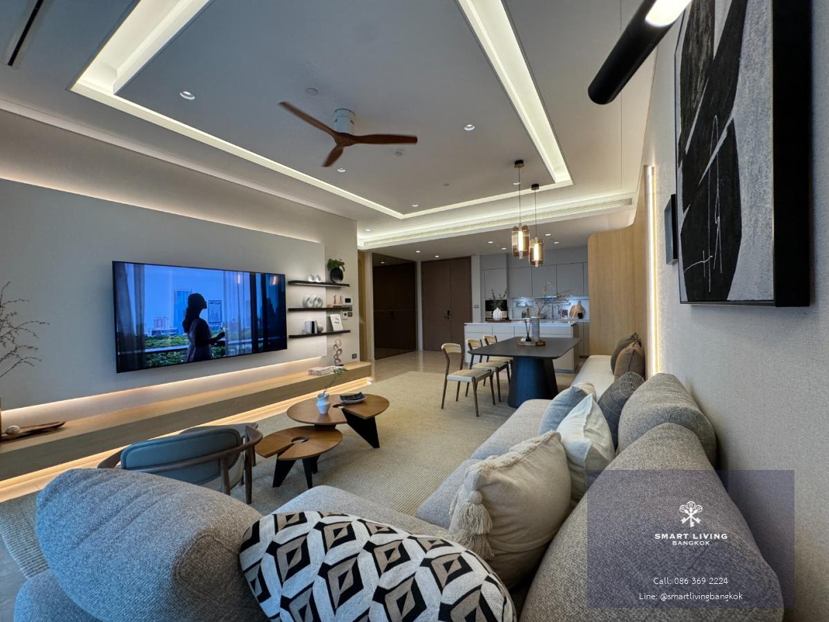 ✨ให้เช่าคอนโดสุดหรู The Residences at Sindhorn Kempinski 2 ห้องนอน  เฟอร์นิเจอร์ครบ ระเบียงใหญ่ วิวสวย ใกล้ BTS ราชดำริ