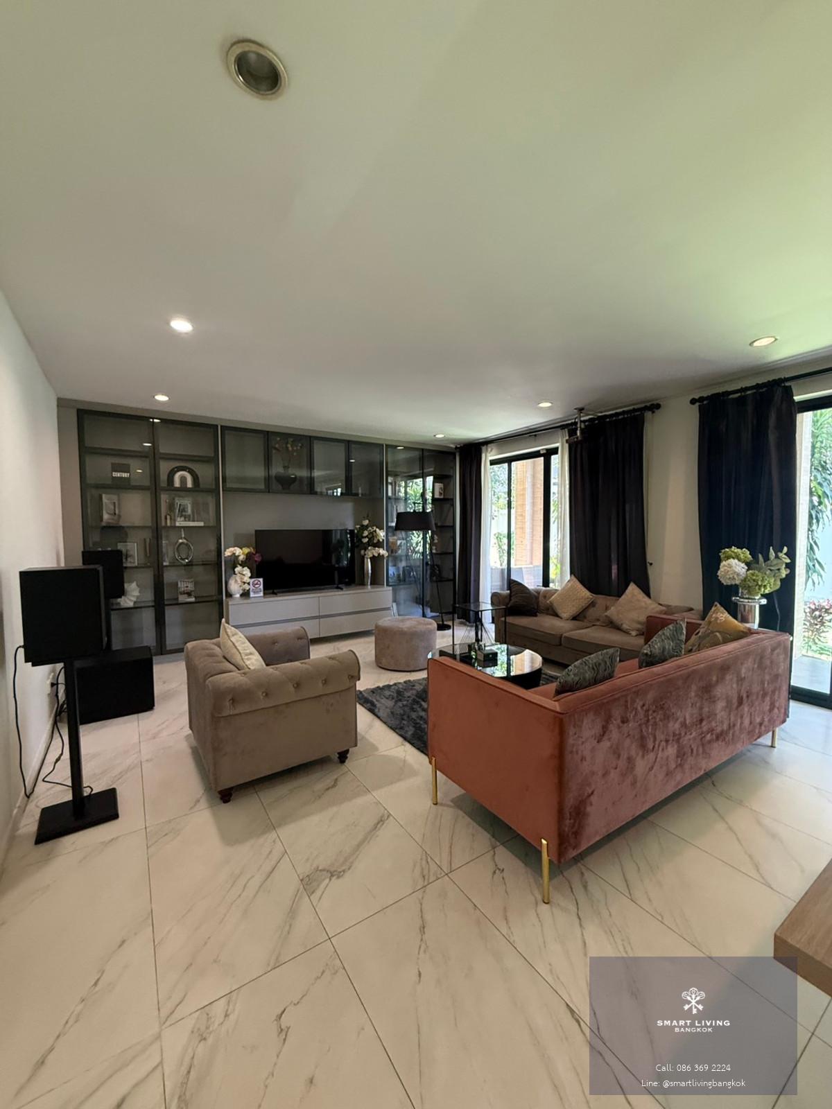 ให้เช่าบ้าน House Pridi Phanomyong  5 ห้องนอน จอดรถได้ถึง 4-6 คัน ใกล้BTS เอกมัย-ทองหล่อ